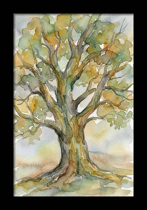 Beech Tree In Watercolor