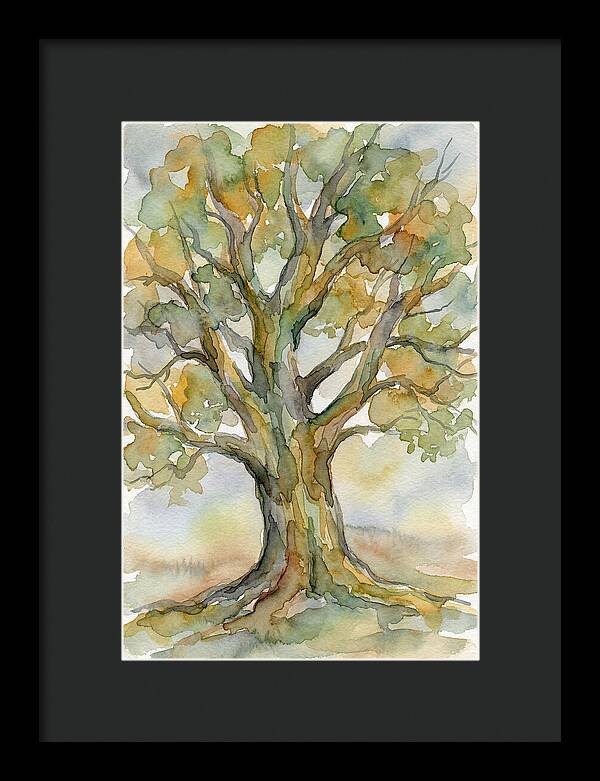 Beech Tree In Watercolor