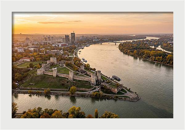 Belgrade Confluence From Above