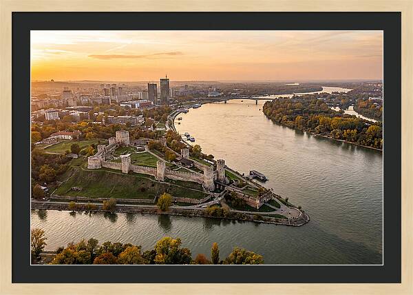Belgrade Confluence From Above