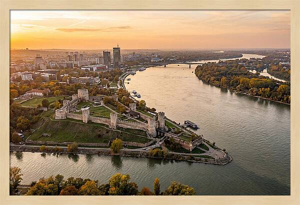 Belgrade Confluence From Above