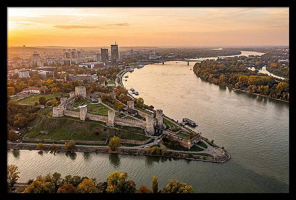 Belgrade Confluence From Above