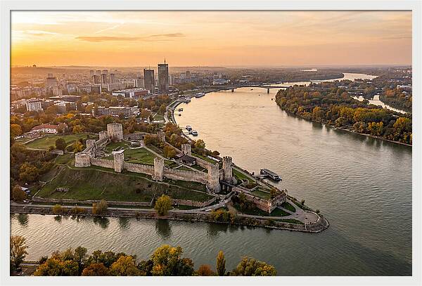 Belgrade Confluence From Above