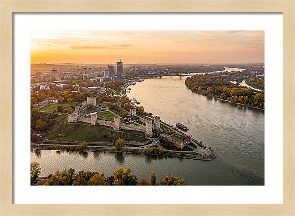 Belgrade Confluence From Above