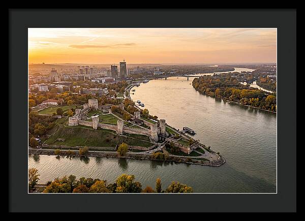 Belgrade Confluence From Above
