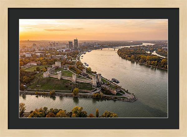 Belgrade Confluence From Above