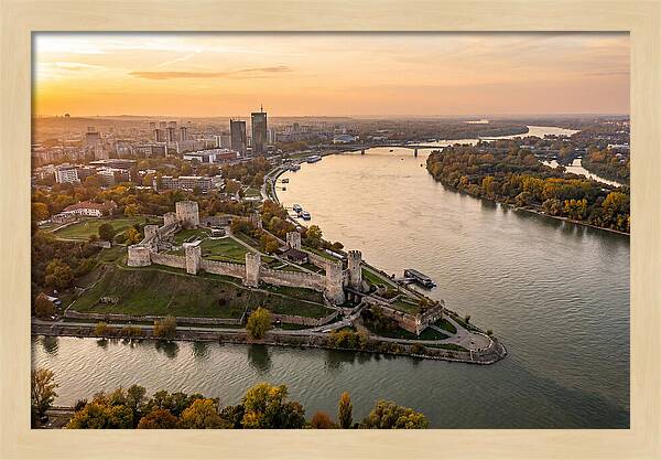 Belgrade Confluence From Above