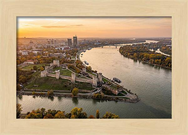 Belgrade Confluence From Above