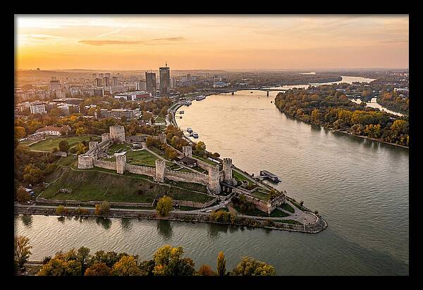 Belgrade Confluence From Above