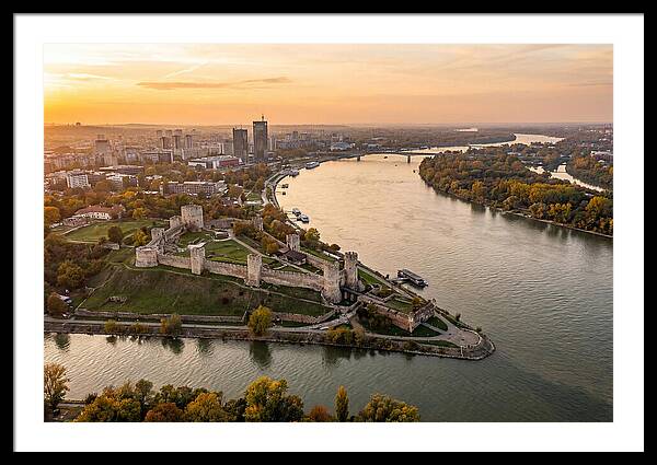 Belgrade Confluence From Above