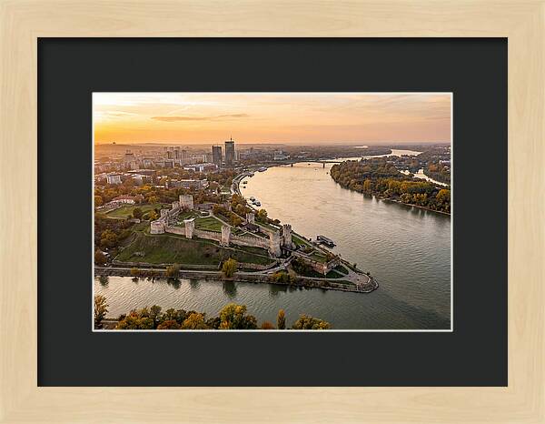 Belgrade Confluence From Above