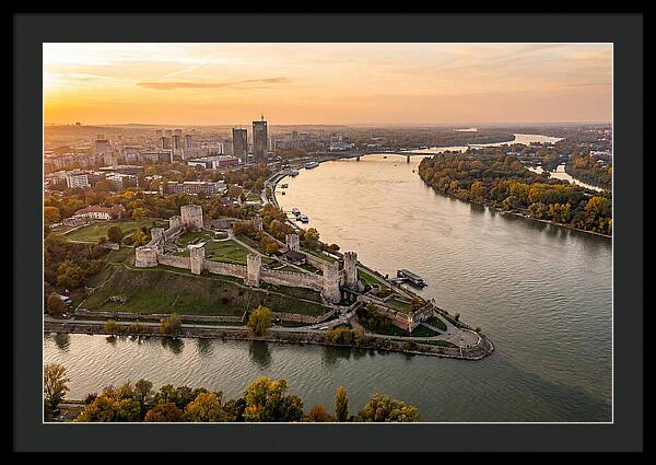 Belgrade Confluence From Above