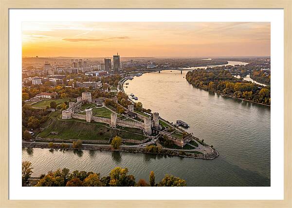 Belgrade Confluence From Above