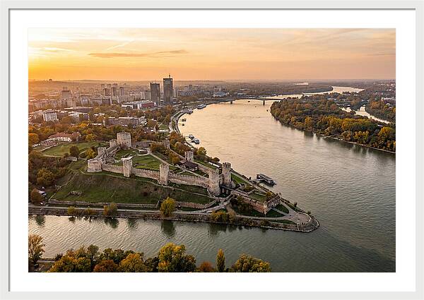Belgrade Confluence From Above