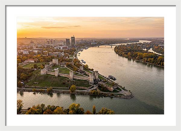 Belgrade Confluence From Above