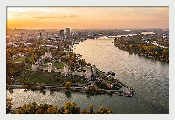 Belgrade Confluence From Above