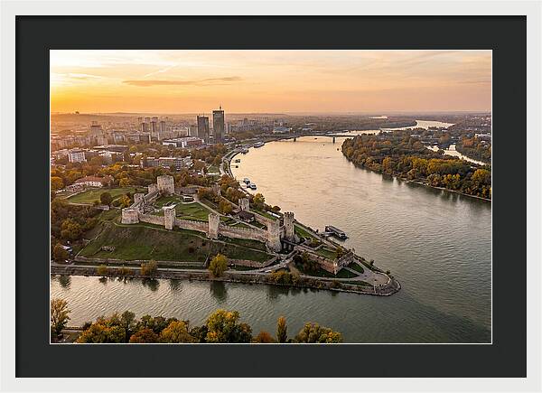 Belgrade Confluence From Above