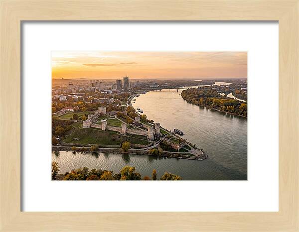 Belgrade Confluence From Above