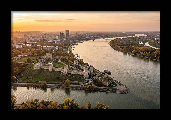 Belgrade Confluence From Above
