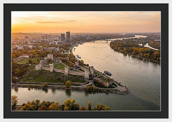 Belgrade Confluence From Above