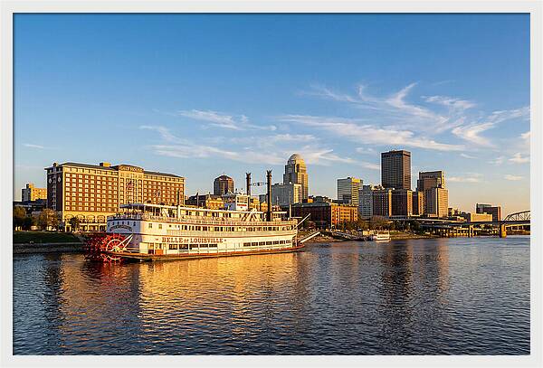 Belle Of Louisville At Sunset