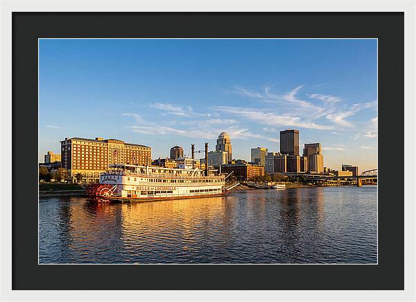 Belle Of Louisville At Sunset