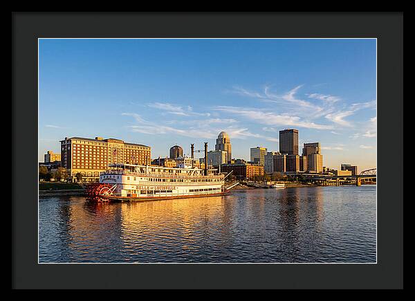 Belle Of Louisville At Sunset