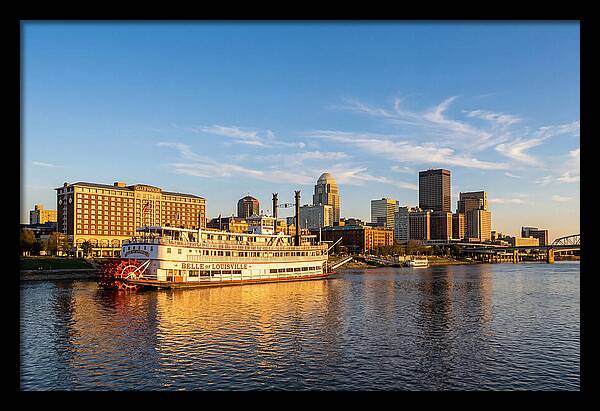 Belle Of Louisville At Sunset