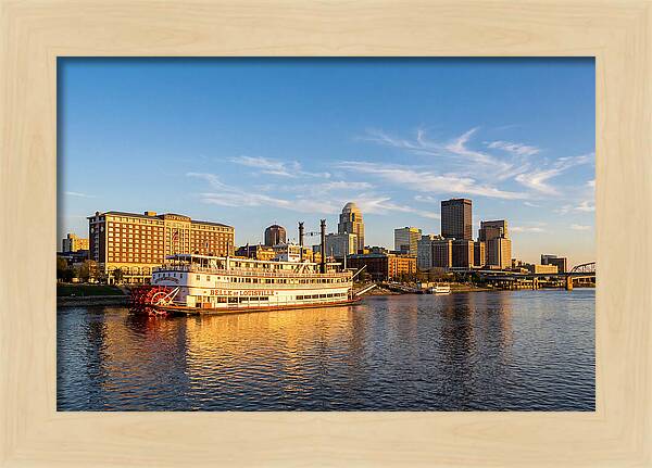 Belle Of Louisville At Sunset