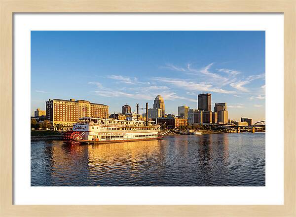 Belle Of Louisville At Sunset