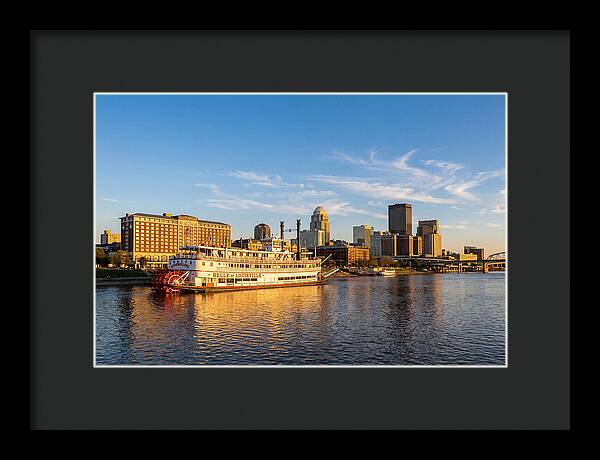 Belle Of Louisville At Sunset