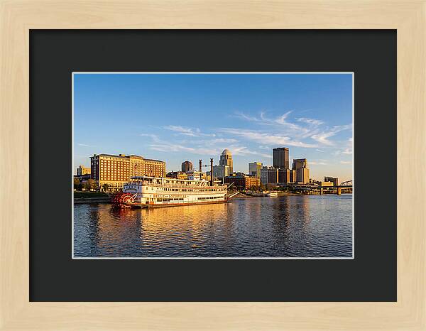 Belle Of Louisville At Sunset