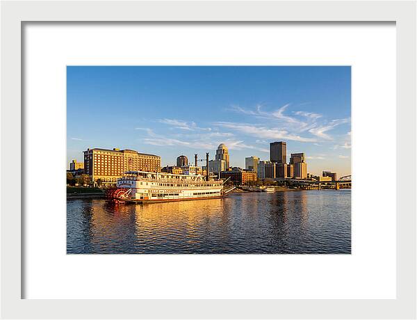 Belle Of Louisville At Sunset