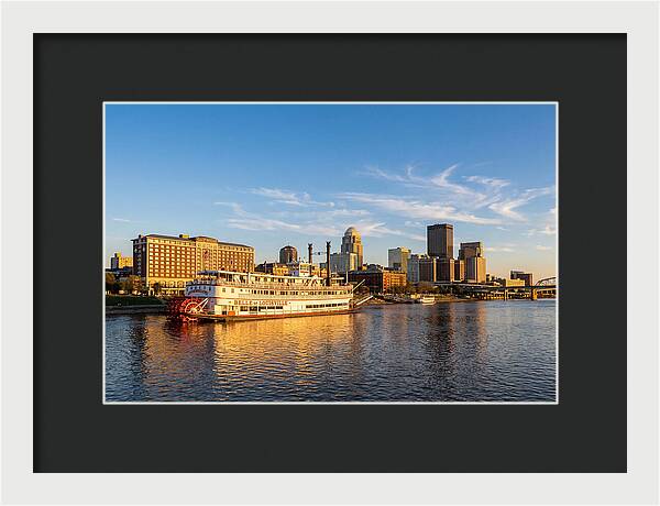 Belle Of Louisville At Sunset