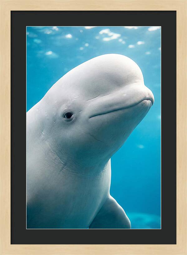 Beluga Whale Closeup