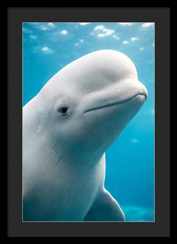 Beluga Whale Closeup