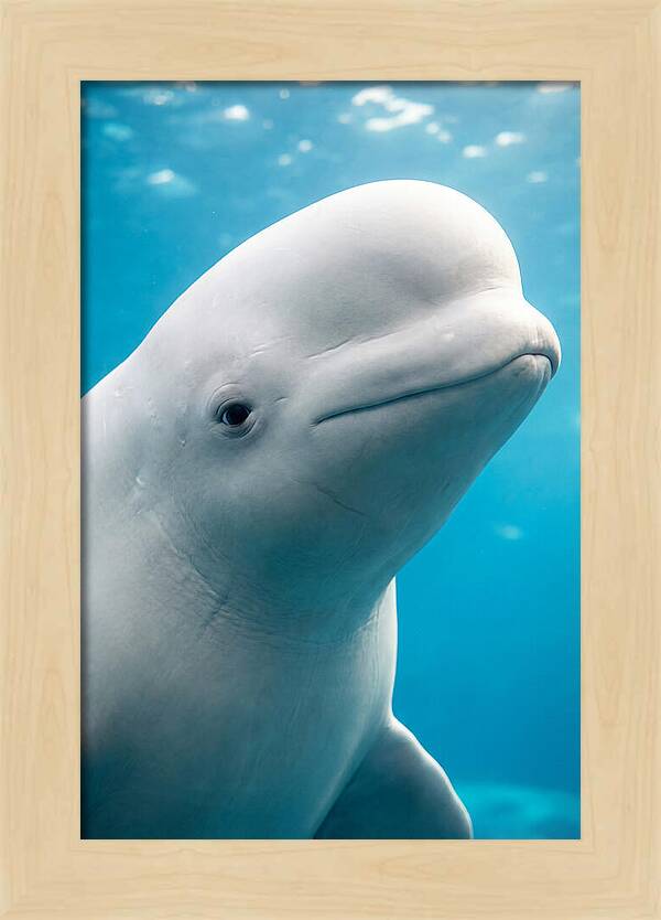 Beluga Whale Closeup