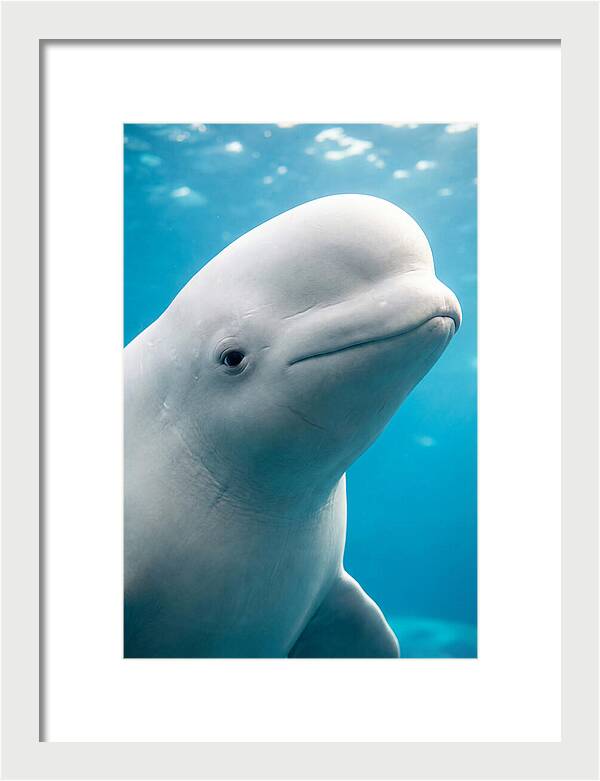 Beluga Whale Closeup