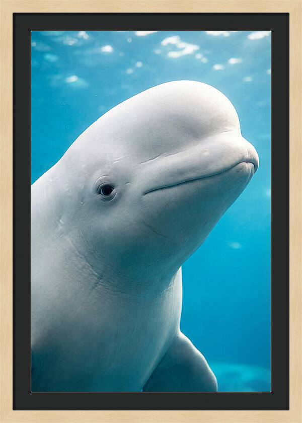 Beluga Whale Closeup