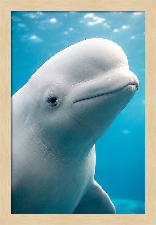 Beluga Whale Closeup