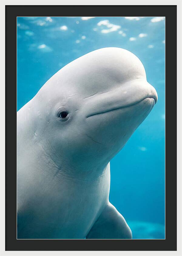 Beluga Whale Closeup