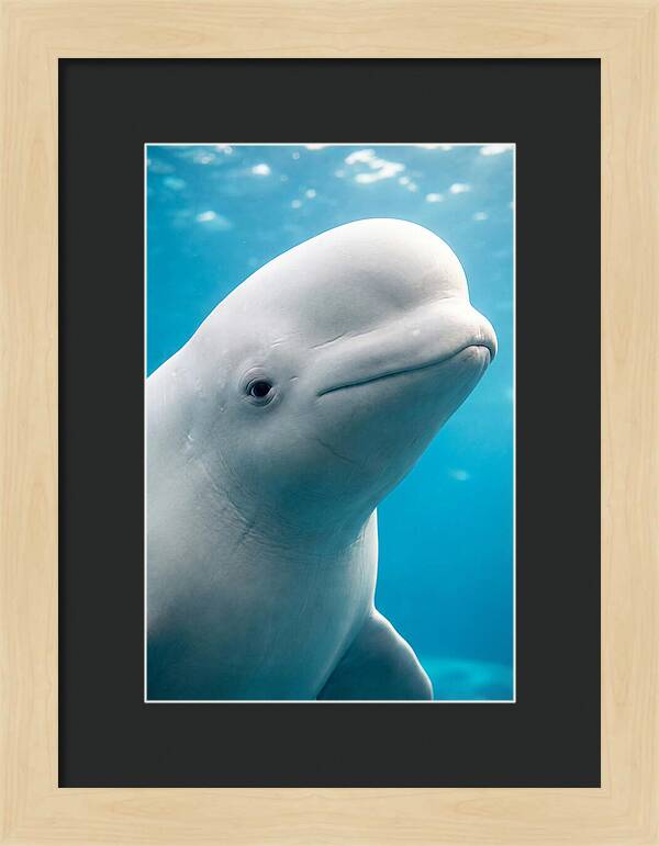 Beluga Whale Closeup