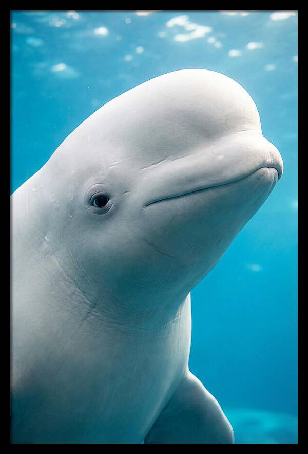 Beluga Whale Closeup