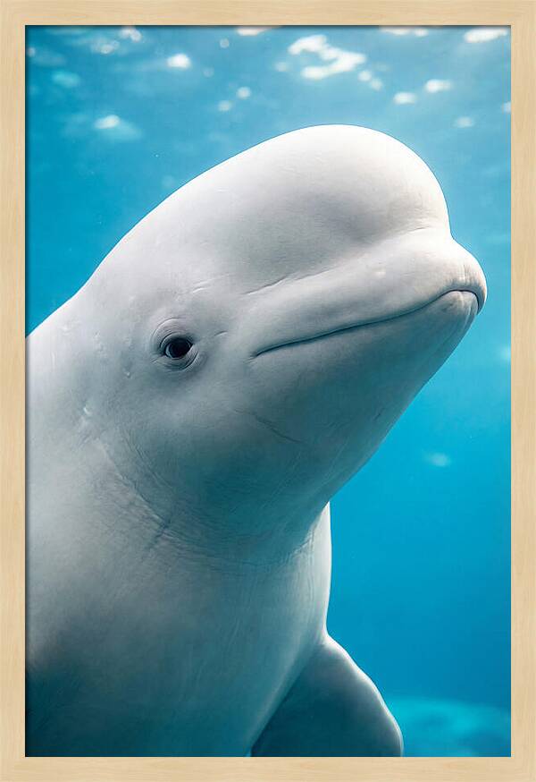 Beluga Whale Closeup