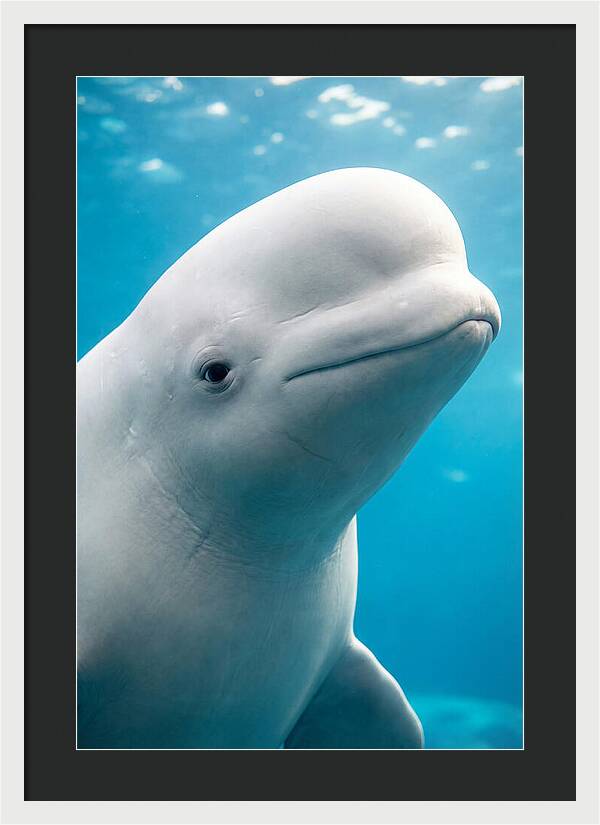Beluga Whale Closeup