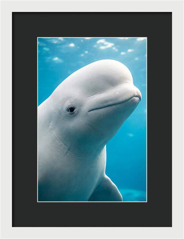 Beluga Whale Closeup