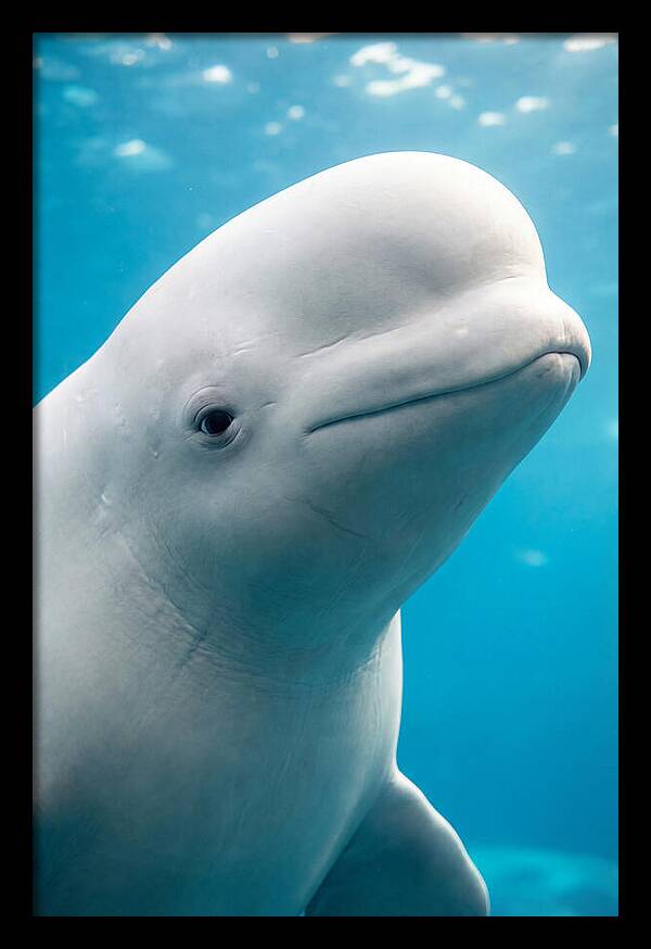 Beluga Whale Closeup