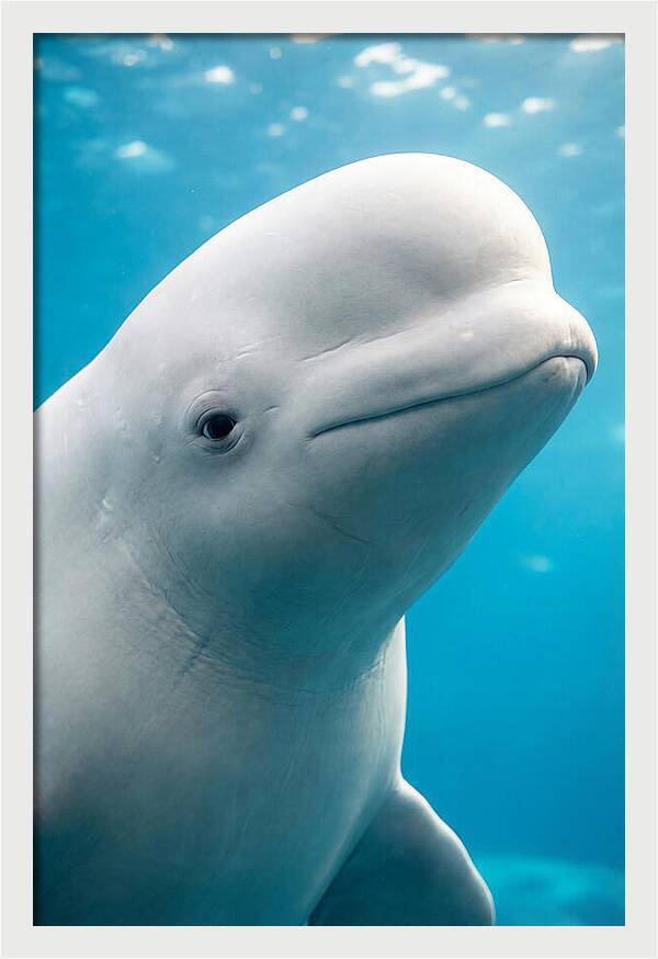 Beluga Whale Closeup