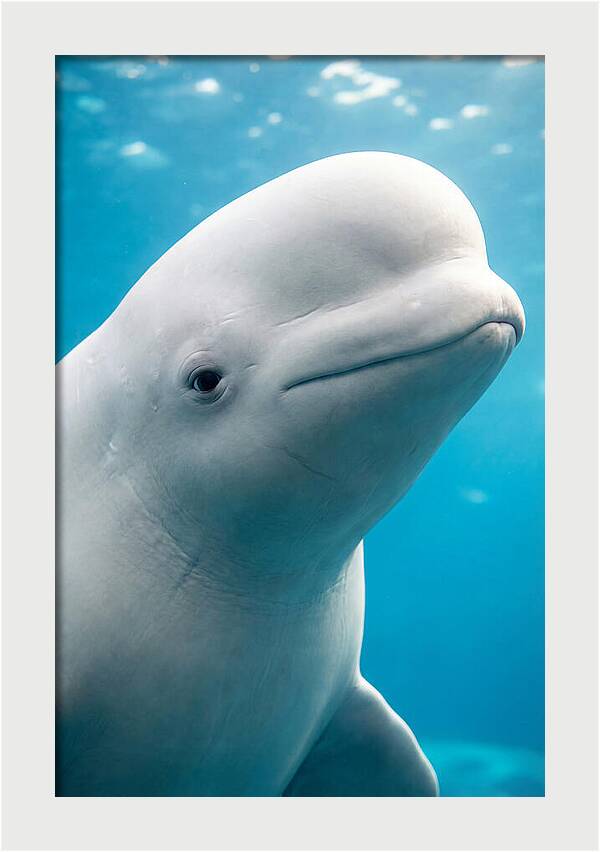 Beluga Whale Closeup