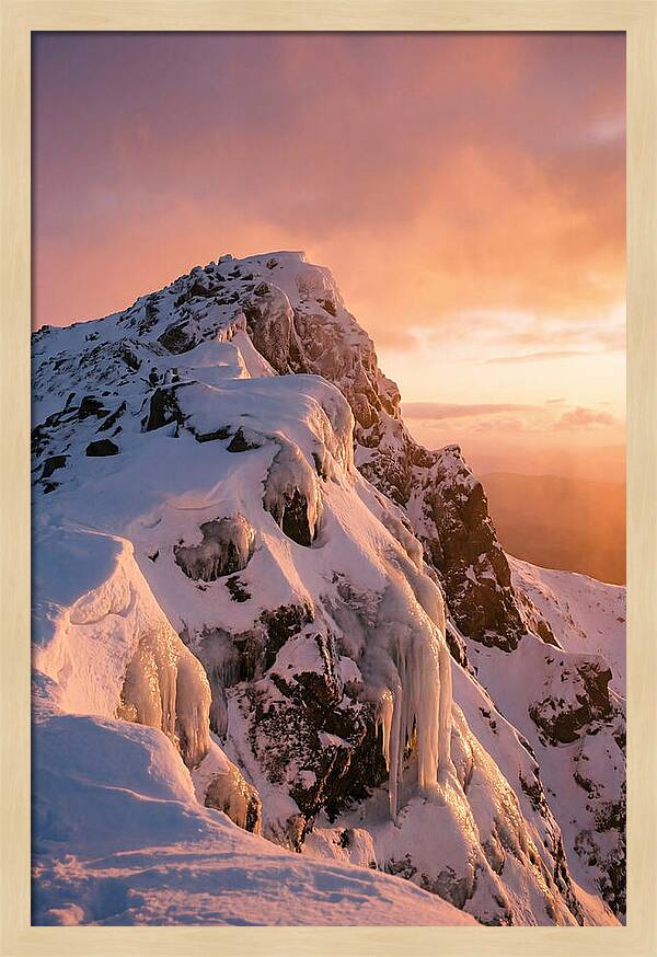 Ben Nevis Peak At Dusk